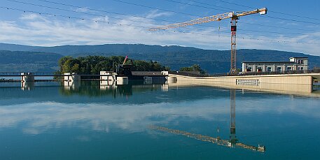Neubau Hagneck Wasserkraftwerk | Hagneck BE null