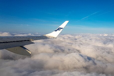Flug nach Helsinki null